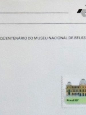 Edital nº 1 de 1987 Museu Nacional selado 9273