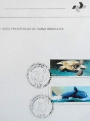 Edital nº 7 de 1987 Fauna Brasileira selado