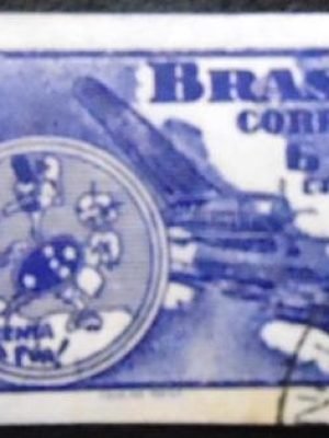 Par de selos postais do Brasil de 1979 N. S. Aparecida M PR
