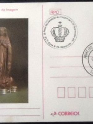 Cartão postal do Brasil de 1979 Nossa Senhora Aparecida