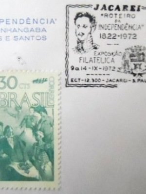 Envelope Comemorativo de 1972 Roteiro da Independência