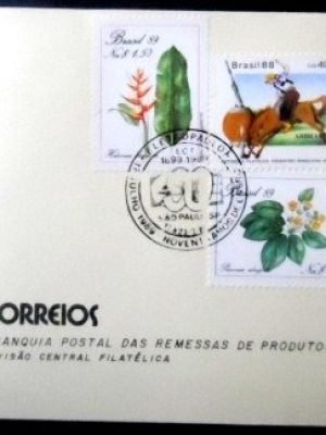 Cartão Franquia Postal de 1989 Eletropaulo PD