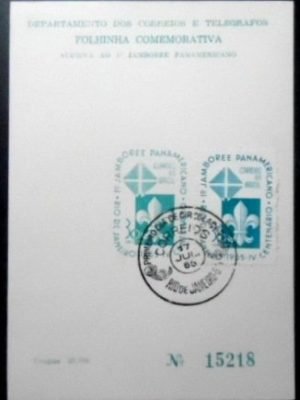Folhinha Filatélica nº 21 de 1965 1º Jamboree 15218