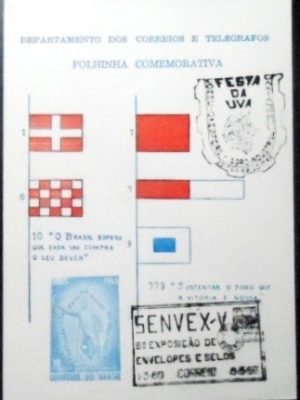 Folhinha Filatélica nº 19 de 1965 Batalha Riachuelo 6977