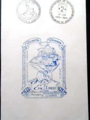 Folhinha Comemorativa de 1959 Cel Ricardo Franco