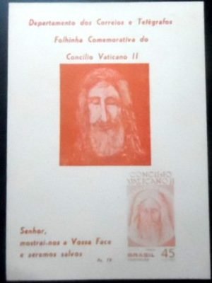 Folhinha Filatélica nº 28 de 1966 Concílio Vaticano II 21525