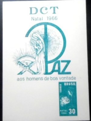 Folhinha Filatélica Nº 30 de 1966 Natal 66 25934