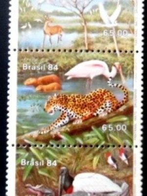 Se-tenant do Brasil de 1984 1984 - Pantanal Matogrossense M SET