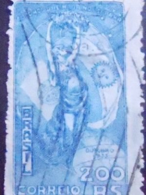 Quadra de selos postais do Brasil de 1993 Escola Politécnica SP M QD