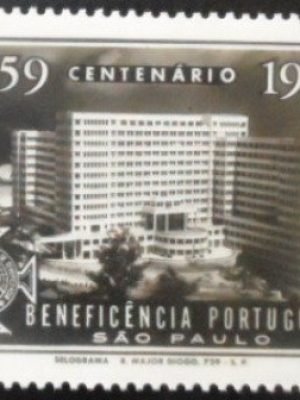 Selo Cinderela do Brasil de 1959 Beneficência Portuguesa
