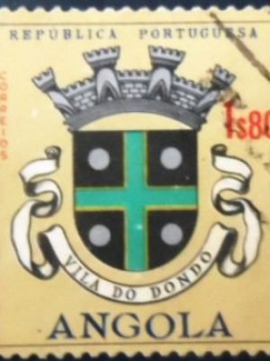 Selo postal da Angola de 1963 Vila do Dondo U