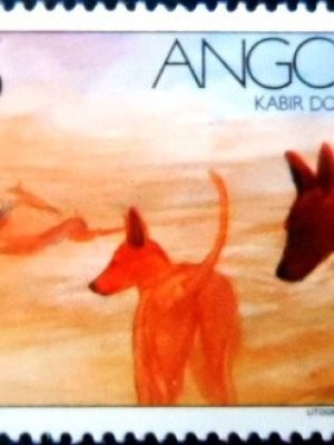 Selo postal da Angola de 1991 Kabir M