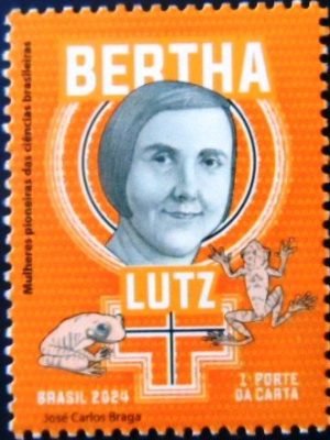 Selo postal do Brasil de 2024 Bertha Lutz M