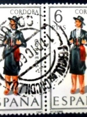 Par de selos postais de Córdoba de 1968 U PR