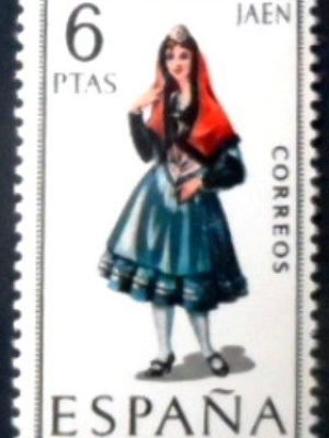 Selo postal da Espanha de 1969 Jaén M