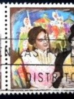 Se-tenant postal da Espanha de 1982 Masters of the Zarzuela U set