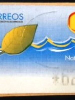 Selo postal da Espanha de 1997 Nature U