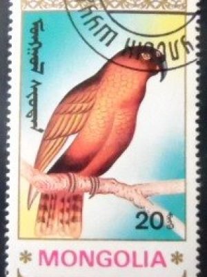 Selo postal da Mongólia de 1990 Kea MCC