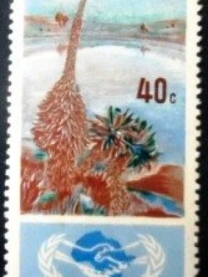 Selo postal da Ruanda de 1965 Lake M