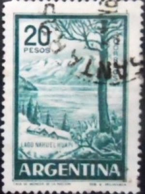 Selo postal Argentina 1960 Nahuel Huapi Lake U