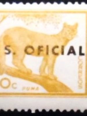 Selo postal da Argentina de 1960 M