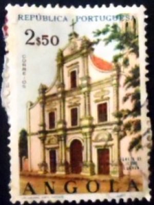 Selo postal de Angola de 1963 Church of Jesus U