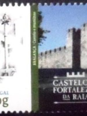 Selo postal de Portugal de 2023 Bragança Castle M