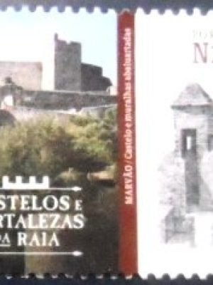 Selo postal de Portugal de 2023 Marvão Castle M