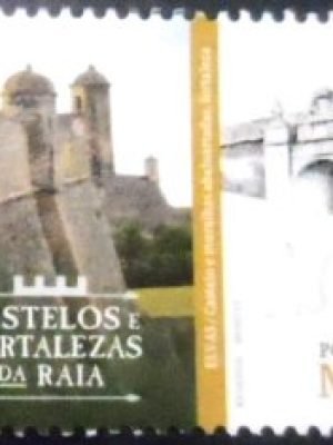 Selo postal de Portugal de 2023 Elvas Fort M