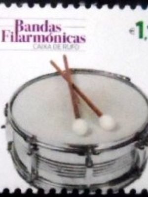 Selo postal de Portugal de 2023 Snare Drum M