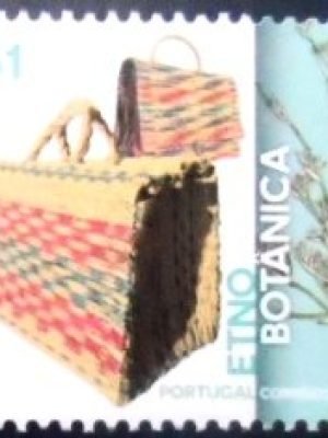 Selo postal de Portugal de 2023 Forjães Baskets and Juncus maritimus M