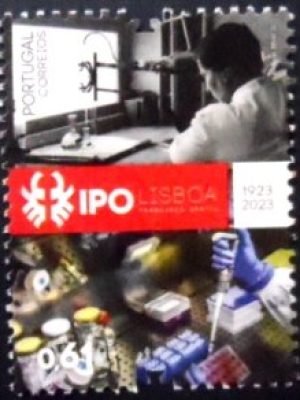 Selo postal de Portugal de 2023 Laboratory IPO M