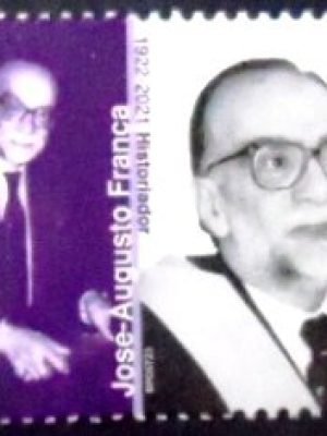 Selo postal de Portugal de 2023 José-Augusto França M