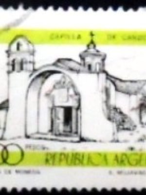 Selo postal da Argentina de 1978 Capilla de Candonga U