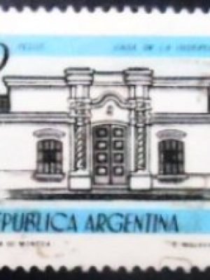 Sel postal da Argentina de 1978 House of Independence U sev
