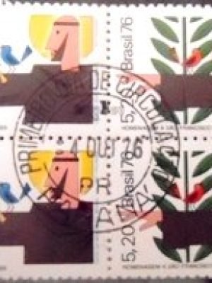 Selo postal da Argentina de 1981 International Year of Handicapped U