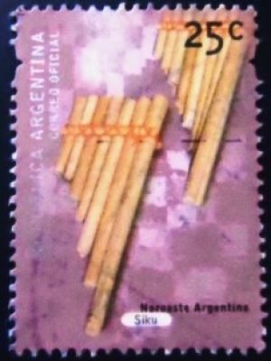 Selo postal da Argentina de 2000 Noroeste Culture