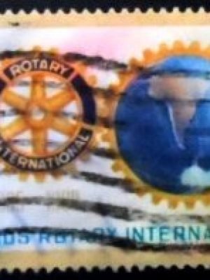 Selo postal do Chile de 1980 Rotary Club Emblem U