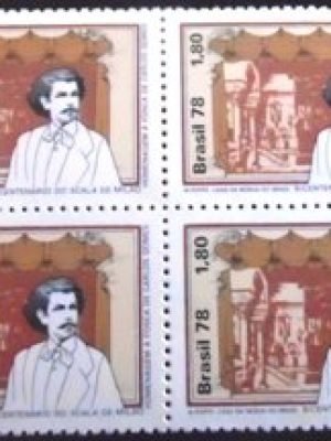 Selo postal do Japão de 1966 Central Hall of Enryaku Temple on Hiei-san U