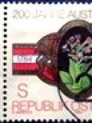 Selo postal da Áustria de 1984 Austria Tabak U