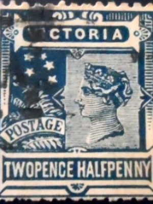 Selo postal de Victória de 1878 Queen Victoria 1 U sev