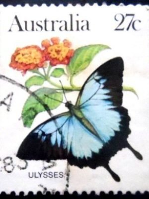 Selo postal da Austrália de 1983 Ulysses U