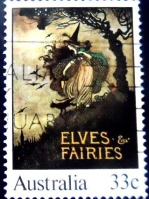 Selo postal da Austrália de 1985 Elves & Fairies U
