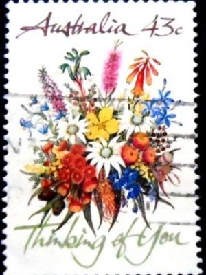 Selo postal da Austrália de 1990 Thinking Of You U sev