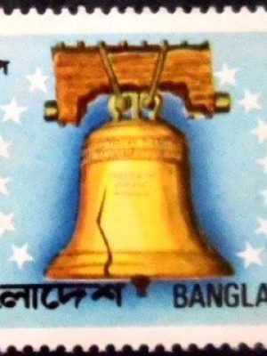 Selo postal de Bangladesh de 1976 Liberty Bell M