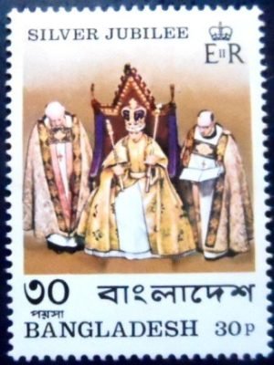 Selo postal de Bangladesh de 1977 The Blessing N