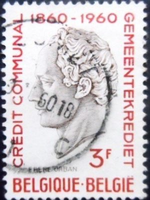 Selo postal da Bélgica de 1960 Frere Orban U