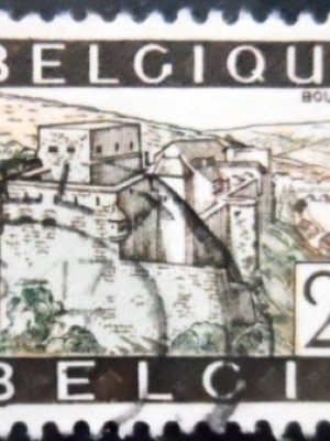 Selo postal da Bélgica de 1966 Castle Bouillon U