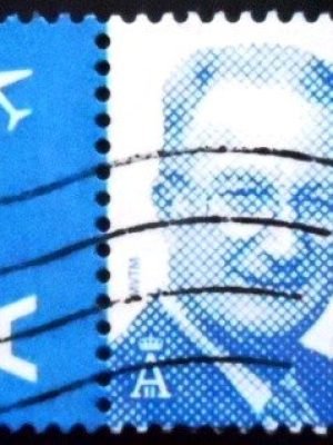 Selo postal da Bélgica de 2005 King Albert II new type MVTM U