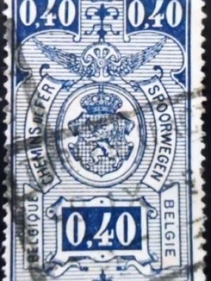 Selo postal da Bélgica de 1941 Coat of Arms 0.40 U E sev